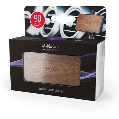 VINOVE Prestige Milano Parfum Auto - Bois Moderne - 90 Jours - Publicité VINOVE Prestige Milano Parfum Auto - Bois Moderne - 90 Jours - Publicité