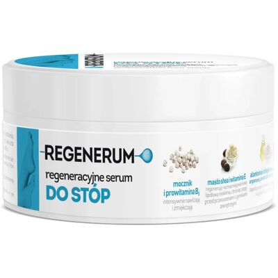 Regenerum Fußserum 125ml - Nährend, Feuchtigkeitsspendend & Regenerierend Regenerum Fußserum 125ml - Nährend, Feuchtigkeitsspendend & Regenerierend
