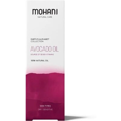 Mohani Avocadoöl - Feuchtigkeitsspendendes Hautpflegeöl Mohani Avocadoöl - Feuchtigkeitsspendendes Hautpflegeöl