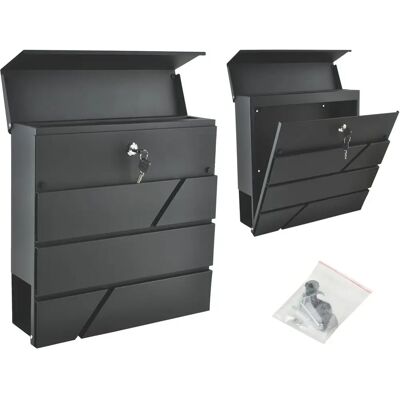 MALATEC S6238 Wandbriefkasten - Anthrazit MALATEC S6238 Wandbriefkasten - Anthrazit