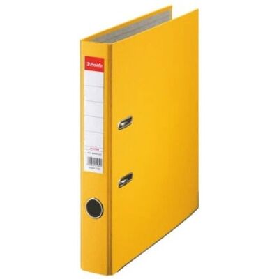 Leitz 81191 Classeur à anneaux jaune A4 - Rangement de fichiers - Publicité Leitz 81191 Classeur à anneaux jaune A4 - Rangement de fichiers - Publicité