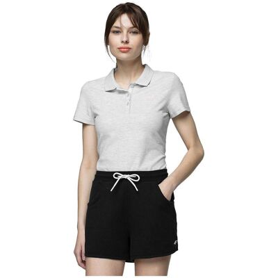 4F TSD007 Weißes Poloshirt für Damen - Ganzjährig 4F TSD007 Weißes Poloshirt für Damen - Ganzjährig