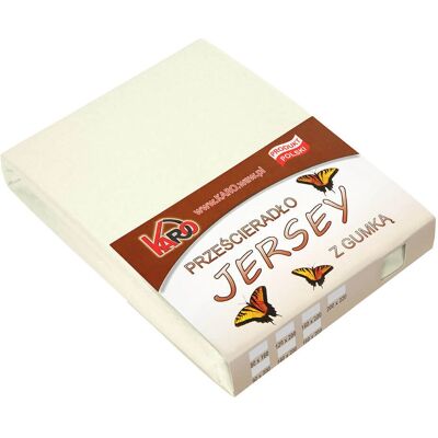 KARO - ekri 002 grube - 160x200 cm - Fitted Sheet KARO - ekri 002 grube - 160x200 cm - Fitted Sheet