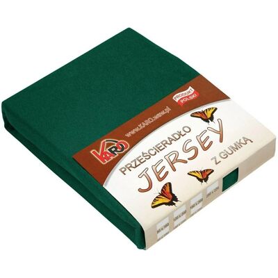KARO Jersey Prześcieradło z gumką 180x200 cm - 150 g/m2 - Prześcieradło z gumką KARO Jersey Prześcieradło z gumką 180x200 cm - 150 g/m2 - Prześcieradło z gumką
