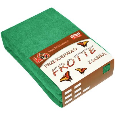KARO 220x240 zielona trawa - 200 g/m2 Prześcieradło KARO 220x240 zielona trawa - 200 g/m2 Prześcieradło