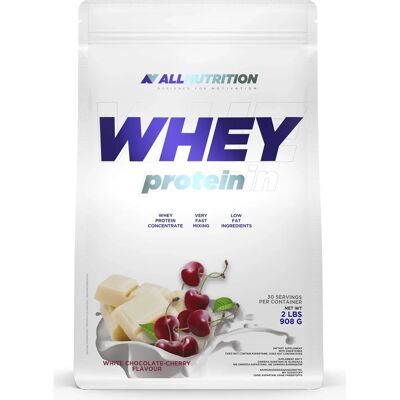 ALLNUTRITION Whey Protein 908 g Wiśnia-Biały czekolada - Białko serwatkowe ALLNUTRITION Whey Protein 908 g Wiśnia-Biały czekolada - Białko serwatkowe