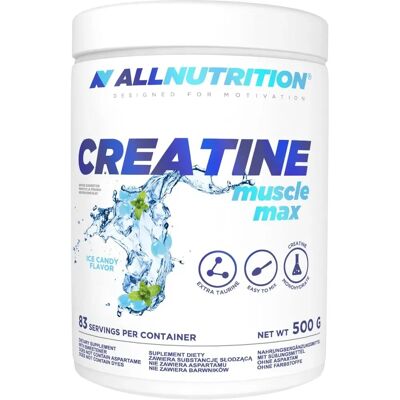 All Nutrition Creatine Muscle Max 500 g - Ice Candy - Dietary Supplement All Nutrition Creatine Muscle Max 500 g - Ice Candy - Dietary Supplement