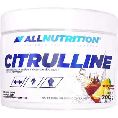 AllNutrition Malate de citrulline - Cola-Lemon - Předtréninkový doplněk AllNutrition Malate de citrulline - Cola-Lemon - Předtréninkový doplněk
