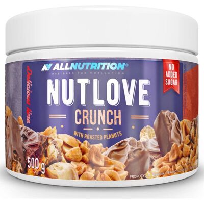 Allnutrition Nutlove Crunch 500 g Nut spread - High-quality, crunchy, versatile Allnutrition Nutlove Crunch 500 g Nut spread - High-quality, crunchy, versatile