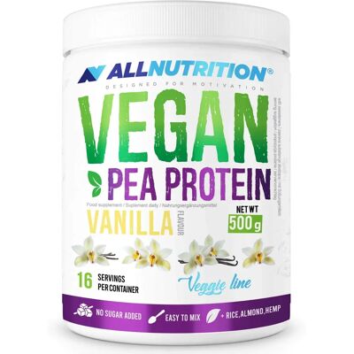 Allnutrition Wegańskie Białko Grochu - Wanilia - 500g - Białko Roślinne Allnutrition Wegańskie Białko Grochu - Wanilia - 500g - Białko Roślinne