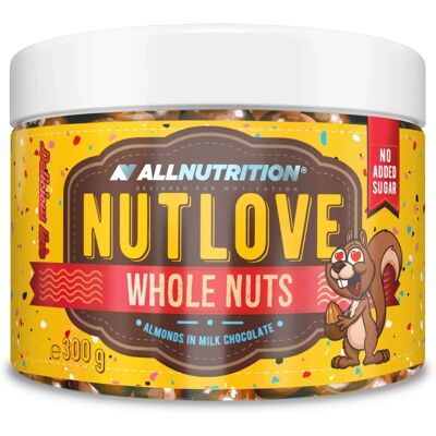 Allnutrition Nutlove Almonds in Milk Chocolate - 300g Allnutrition Nutlove Almonds in Milk Chocolate - 300g