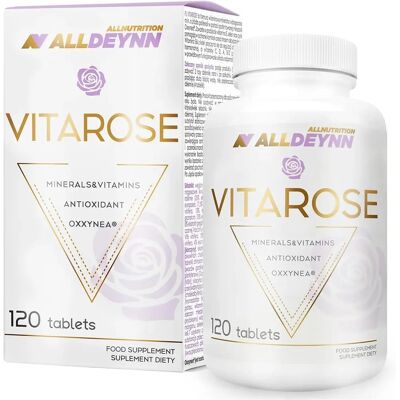 Allnutrition AllDeynn Vitarose - 120 tablets - Women’s Health Support Allnutrition AllDeynn Vitarose - 120 tablets - Women’s Health Support