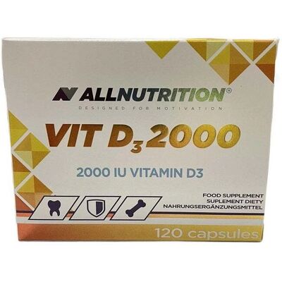 Allnutrition UlasVitamina D3 2000 - 120 Kapseln - Vitamin D Ergänzung Allnutrition UlasVitamina D3 2000 - 120 Kapseln - Vitamin D Ergänzung