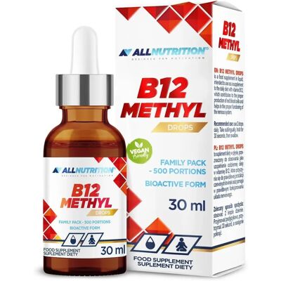Allnutrition B12 Methyl Drops - 30 ml - Dietary Supplement Allnutrition B12 Methyl Drops - 30 ml - Dietary Supplement