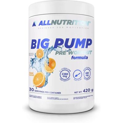 Allnutrition Big Pump - Orange - 420g Pre-Workout Supplement Allnutrition Big Pump - Orange - 420g Pre-Workout Supplement