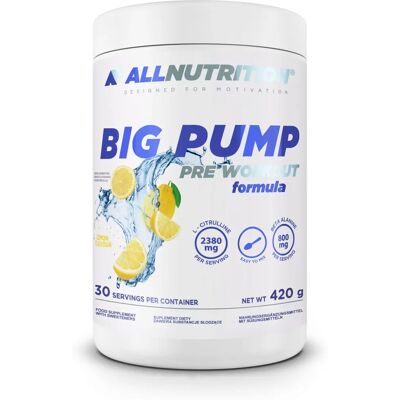 Allnutrition Big Pump - Lemon - Pre-Workout 420g Allnutrition Big Pump - Lemon - Pre-Workout 420g