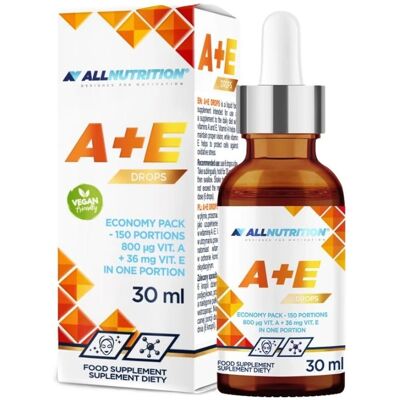 Allnutrition A + E Tropfen - 30 ml - Nahrungsergänzung Allnutrition A + E Tropfen - 30 ml - Nahrungsergänzung
