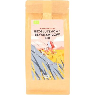 PIĘĆ ZMIAN Ekologiczne Bezglutenowe Płatki Owsiane Instant - 500g PIĘĆ ZMIAN Ekologiczne Bezglutenowe Płatki Owsiane Instant - 500g
