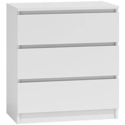 Topeshop M3 BIEL Moderni laatikosto - Säilytys Topeshop M3 BIEL Moderni laatikosto - Säilytys