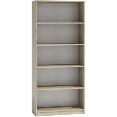 Topeshop R80 Sonoma Bücherschrank - 5 Regale, 80x30x182cm Topeshop R80 Sonoma Bücherschrank - 5 Regale, 80x30x182cm
