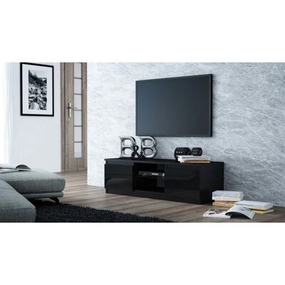 Mobili TV moderno Topeshop RTV120 CZAR P SZ - 2 scaffali Mobili TV moderno Topeshop RTV120 CZAR P SZ - 2 scaffali