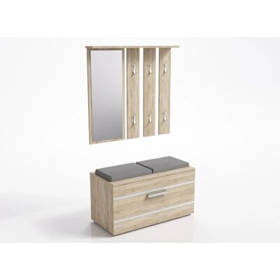 Topeshop OPAL SONOMA Eingangsraum Schrank - Laminierte Eiche Topeshop OPAL SONOMA Eingangsraum Schrank - Laminierte Eiche