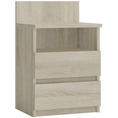 Comodino Topeshop M1 Sonoma - 2 cassetti Rovere Comodino Topeshop M1 Sonoma - 2 cassetti Rovere