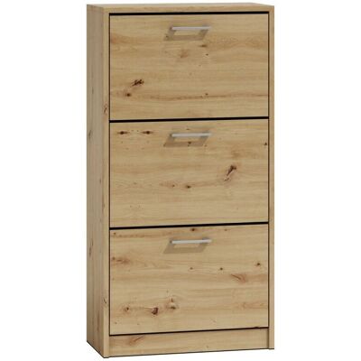 Topeshop PAULA ARTISAN Schuhorganizer Geschlossen Eiche - Schuhschrank Topeshop PAULA ARTISAN Schuhorganizer Geschlossen Eiche - Schuhschrank