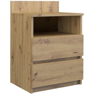 Comodino Topeshop M1 Artisan Rovere - 2 Cassetti Comodino Topeshop M1 Artisan Rovere - 2 Cassetti