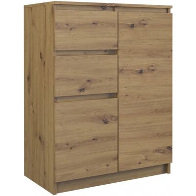 Topeshop 2D2S ARTISAN cajonera - Diseño moderno con aspecto de roble Topeshop 2D2S ARTISAN cajonera - Diseño moderno con aspecto de roble
