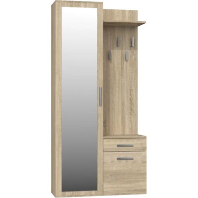 Topeshop GAR DUO SONOMA Eingangsraum Schrank - 180cm, 50cm, Laminat Topeshop GAR DUO SONOMA Eingangsraum Schrank - 180cm, 50cm, Laminat