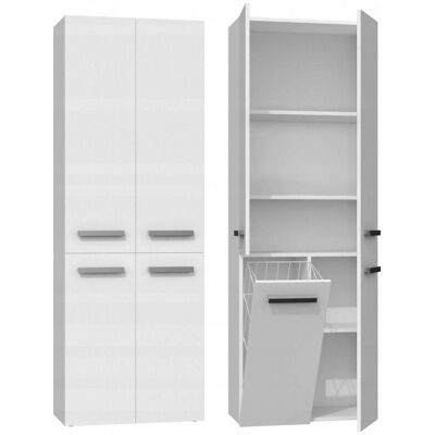 Topeshop Nel 1K DD Biel Armario de baño blanco Topeshop Nel 1K DD Biel Armario de baño blanco