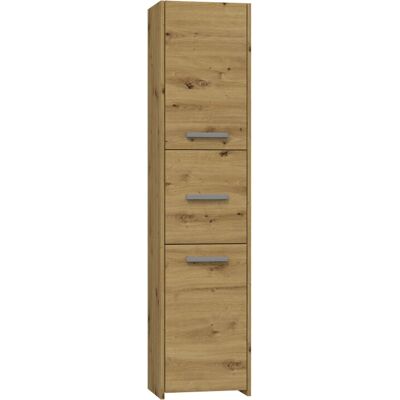 Topeshop S43 ARTISAN Badezimmer-Aufbewahrungsschrank Eiche - Badmöbel Topeshop S43 ARTISAN Badezimmer-Aufbewahrungsschrank Eiche - Badmöbel