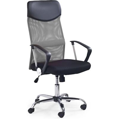 Topeshop Nemo Grau Bürostuhl - Mesh Rücken & Gepolsteter Sitz Topeshop Nemo Grau Bürostuhl - Mesh Rücken & Gepolsteter Sitz
