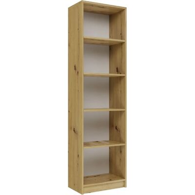 Topeshop R50 Artisan Bücherschrank - 5 Regale, Klassisches Design, Robustes Laminat Topeshop R50 Artisan Bücherschrank - 5 Regale, Klassisches Design, Robustes Laminat