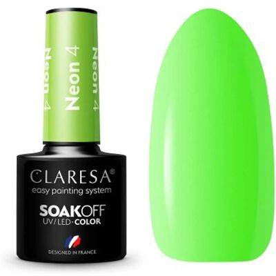 Claresa Neon Gel Polish - 4.5g UV/LED Claresa Neon Gel Polish - 4.5g UV/LED