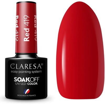 Claresa Warm Feelings Red Gel Nail Polish - Long-lasting & Glossy Claresa Warm Feelings Red Gel Nail Polish - Long-lasting & Glossy