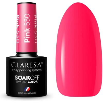 Smalto Gel Rosa Neon Claresa - Esplosione Arcobaleno UV/LED 5g Smalto Gel Rosa Neon Claresa - Esplosione Arcobaleno UV/LED 5g