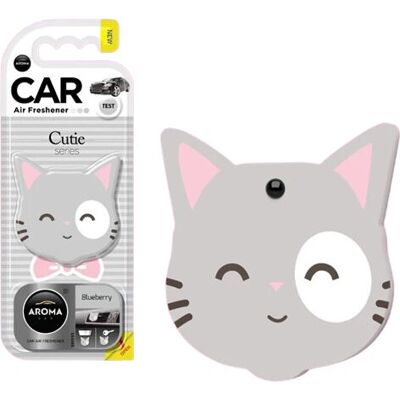 AROMA CAR - CUTIE - Blåbär - Bil luftfriskare AROMA CAR - CUTIE - Blåbär - Bil luftfriskare