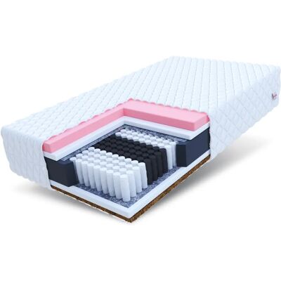 FDM Ivrea Matratze - 7-Zonen-Kassettenfeder, Memory Foam, Kokos - 160x200cm FDM Ivrea Matratze - 7-Zonen-Kassettenfeder, Memory Foam, Kokos - 160x200cm