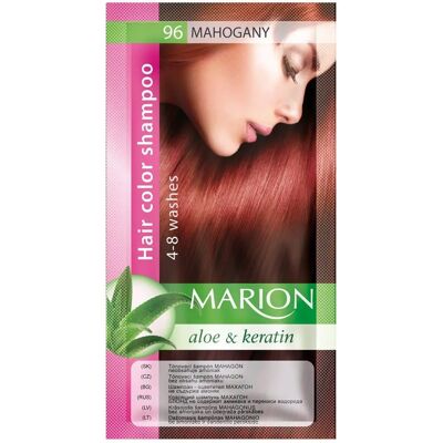 Shampoo colorant Mahogany Marion - 4-8 lavages - Publicité Shampoo colorant Mahogany Marion - 4-8 lavages - Publicité