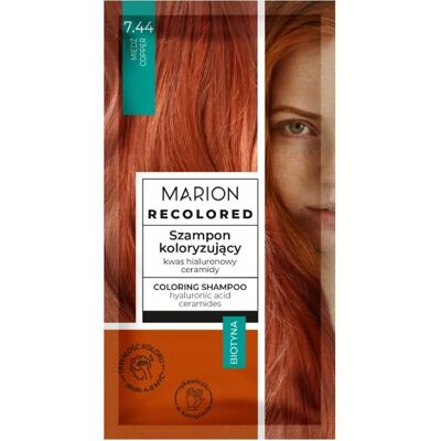 Shampoing revitalisant couleur cuivre - Marion - Publicité Shampoing revitalisant couleur cuivre - Marion - Publicité