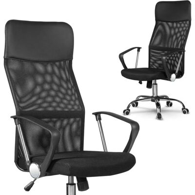 Sofotel Sydney Krzesło Biurowe - Ergonomiczne Wysokie Oparcie, Mikro Sieć, Czarny Sofotel Sydney Krzesło Biurowe - Ergonomiczne Wysokie Oparcie, Mikro Sieć, Czarny