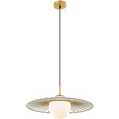 Italux Sally - Lámpara Colgante Moderna - Dorado, Blanco Italux Sally - Lámpara Colgante Moderna - Dorado, Blanco