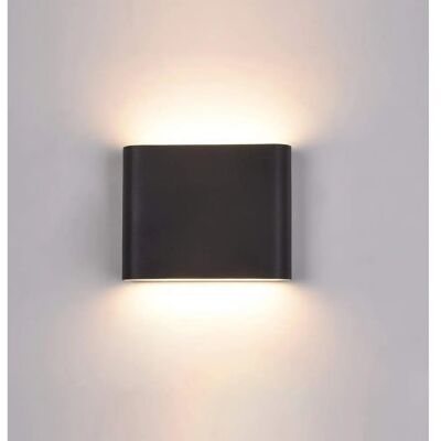 Lámpara de Pared Exterior Italux Romano Negra - Luz de Pared Lámpara de Pared Exterior Italux Romano Negra - Luz de Pared