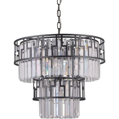 Italux Philip Lampadario Moderno Nero Opaco - Lampada a Sospensione Italux Philip Lampadario Moderno Nero Opaco - Lampada a Sospensione