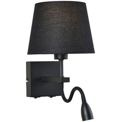 Italux Norte - Lampada da Comodino LED Moderna Nera Opaca - Lampada da Notte Italux Norte - Lampada da Comodino LED Moderna Nera Opaca - Lampada da Notte