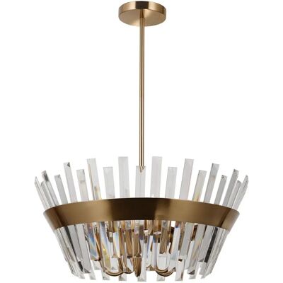 Italux Altoya Honey Brass Pendant Light - Pendant Light Italux Altoya Honey Brass Pendant Light - Pendant Light