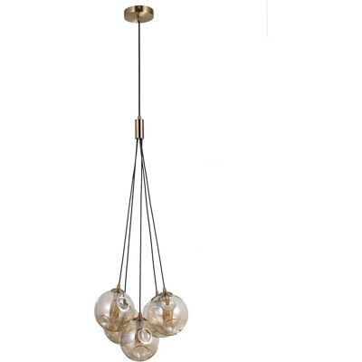 Suspension Italux PND-54456-5-HB-AMB Ambre/Miel - Lumière - Publicité Suspension Italux PND-54456-5-HB-AMB Ambre/Miel - Lumière - Publicité