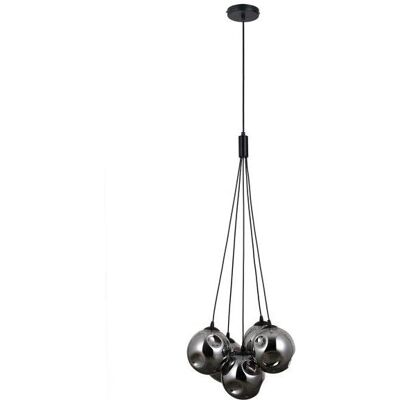 Italux PND-54456-5A-HB-SMG Pendant Light - G9, Black, 5x5W Italux PND-54456-5A-HB-SMG Pendant Light - G9, Black, 5x5W